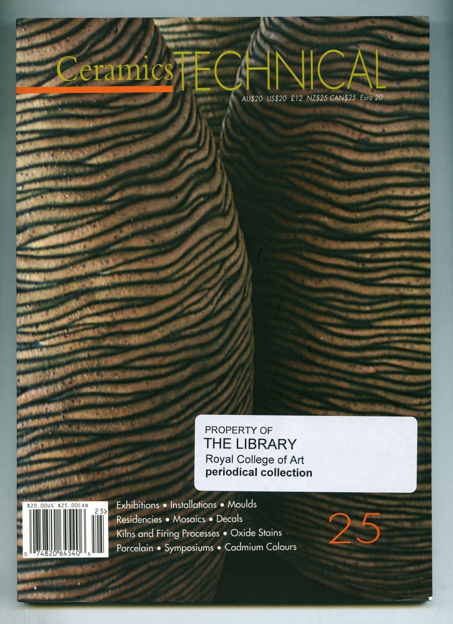 Publication Magazine Ceramics Technical 12-2007 – Bas Kools